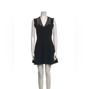Sandro V-Neck Mini Dress